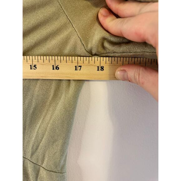 Vintage 70s Roberta California Womens V-neck Cottagecore Rose Embroidery Dress 9 - Picture 8 of 9